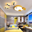 Modern LED ceiling light for interior, contemporary style and warm atmosphere
