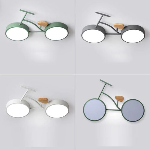 Modern nordic LED ceiling light - vue 6 sur 9