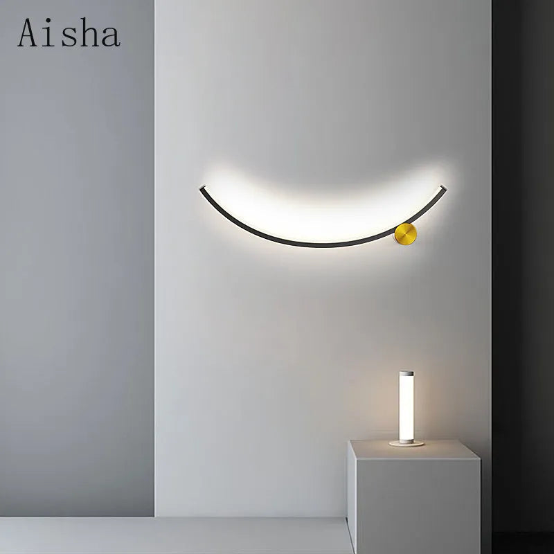 Modern and creative LED wall light for interior decoration - vue 5 sur 9