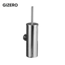 Durable and practical stainless steel toilet brush holder, wall mounted
