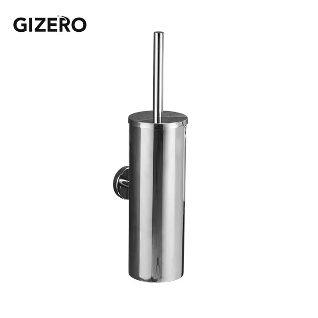 Durable and practical stainless steel toilet brush holder, wall mounted - vue 11 sur 12