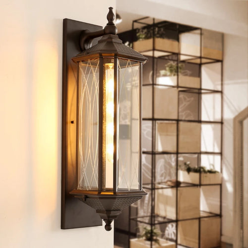 Modern outdoor wall light with creative European style - vue 4 sur 10