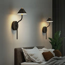 modern copper mushroom led wall light