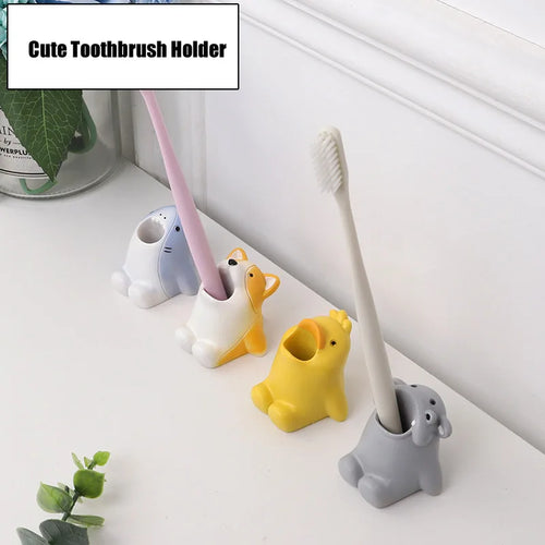 Ceramic toothbrush holder multifunctional storage stand