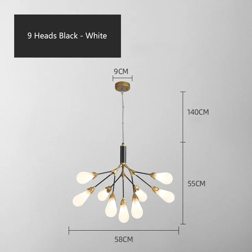 lustre luciole design post-moderne pour intérieur élégant et créatif - vue 13 sur 23