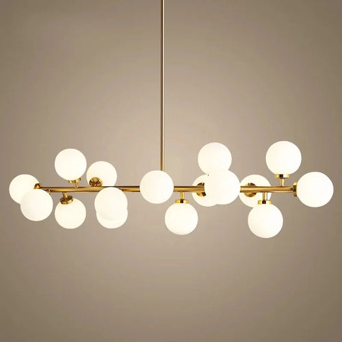 Scandinavian design milky glass lamp with holder - vue 3 sur 10