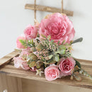 Artificial peony bouquet for weddings and decoration