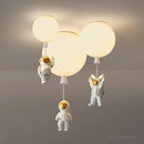 Decorative nordic pendant light for children’s room with playful design