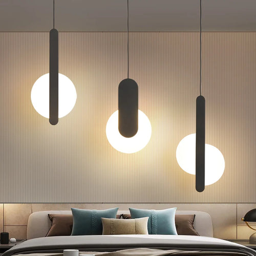 modern led pendant light for elegant interior decoration - vue 3 sur 12