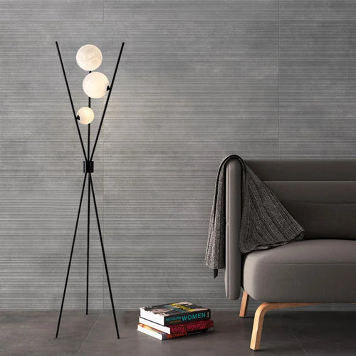 Creative nordic style designer floor lamp for modern lighting - vue 4 sur 8