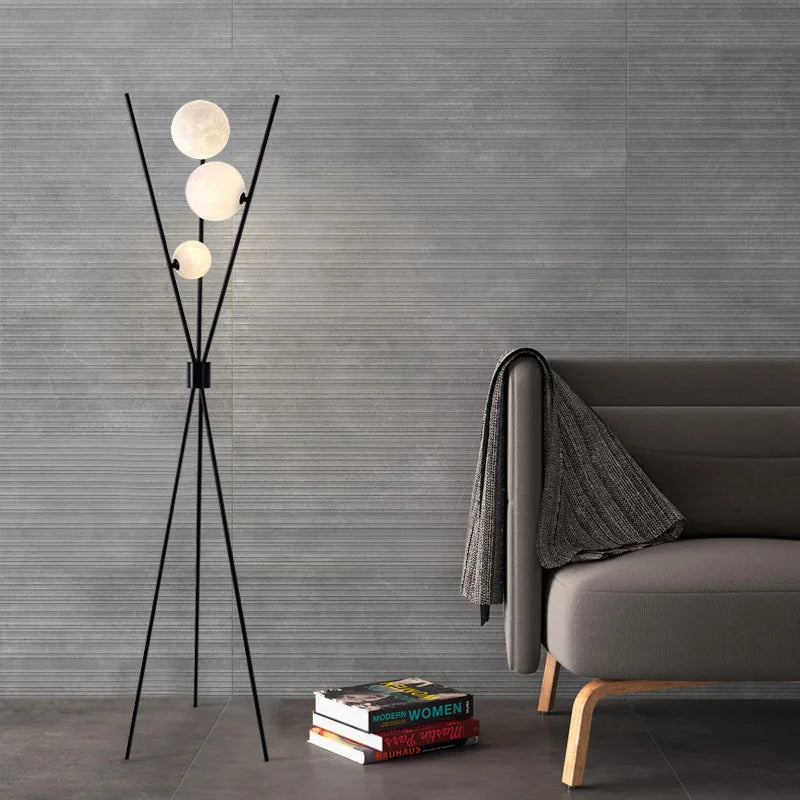 Creative nordic style designer floor lamp for modern lighting - vue 4 sur 8