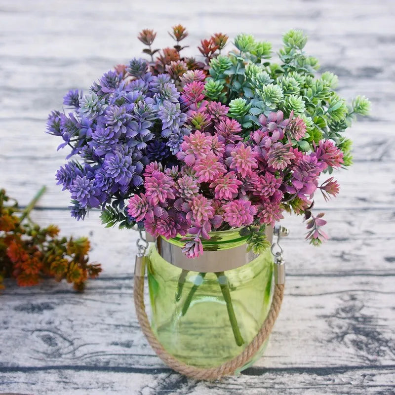28 artificial succulent plant heads for wedding and garden decoration