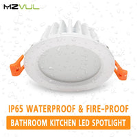 Waterproof recessed LED spotlight for outdoor and bathroom