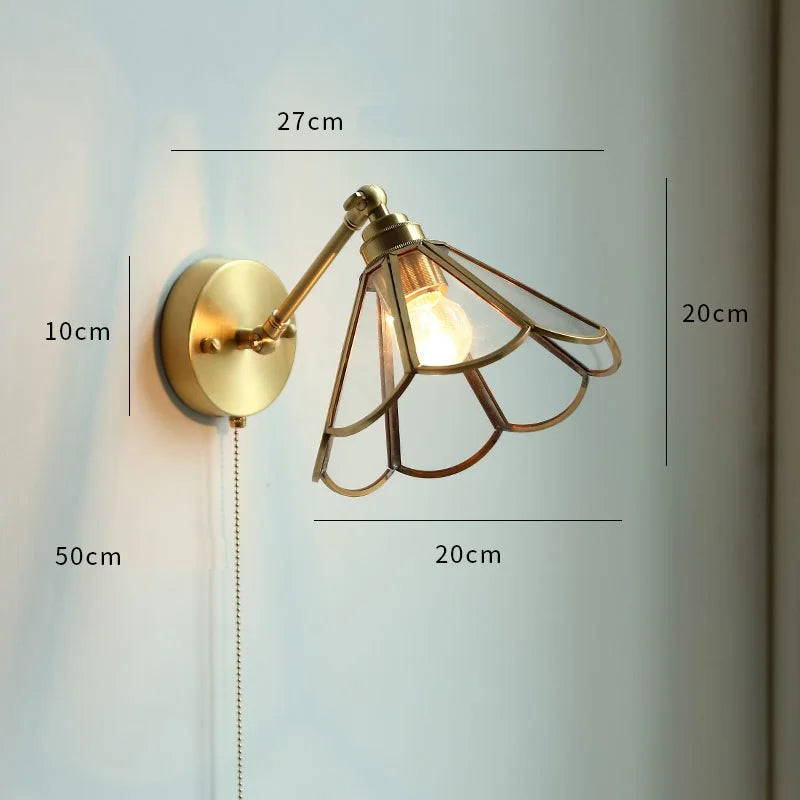 Nordic corded LED wall light