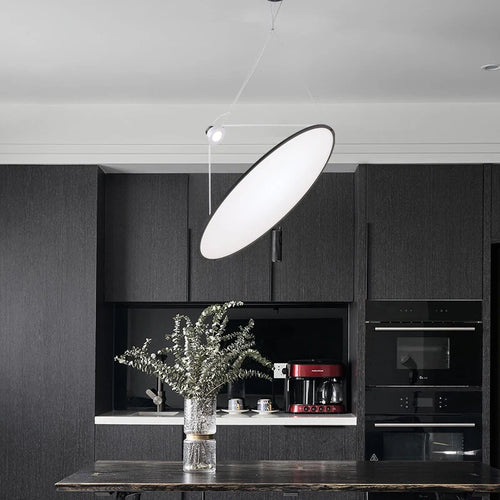 Modern minimalist designer pendant light for elegant interiors - vue 3 sur 7