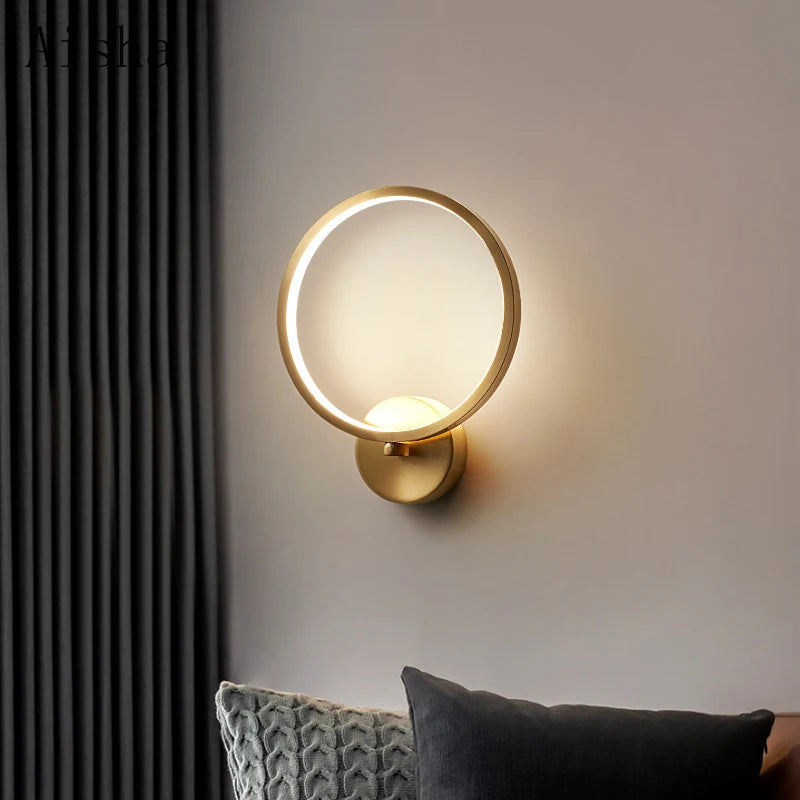 applique murale led moderne lumineuse pour décoration intérieure - vue 3 sur 8