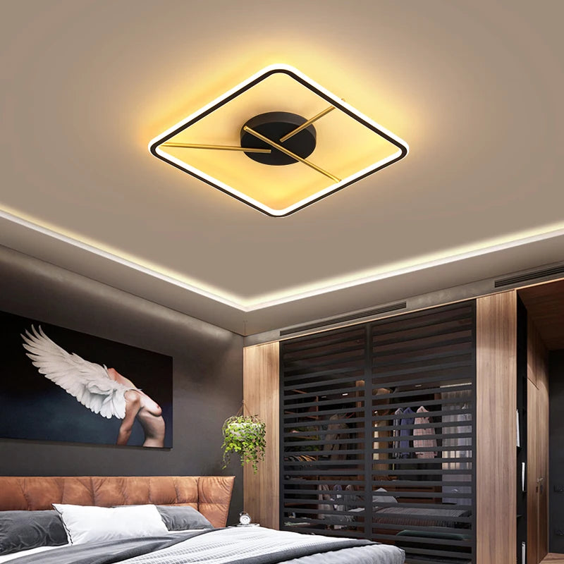 Modern ceiling light with remote control for villa, restaurant and hotel