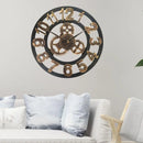 decorative industrial style wall clock for wholesale