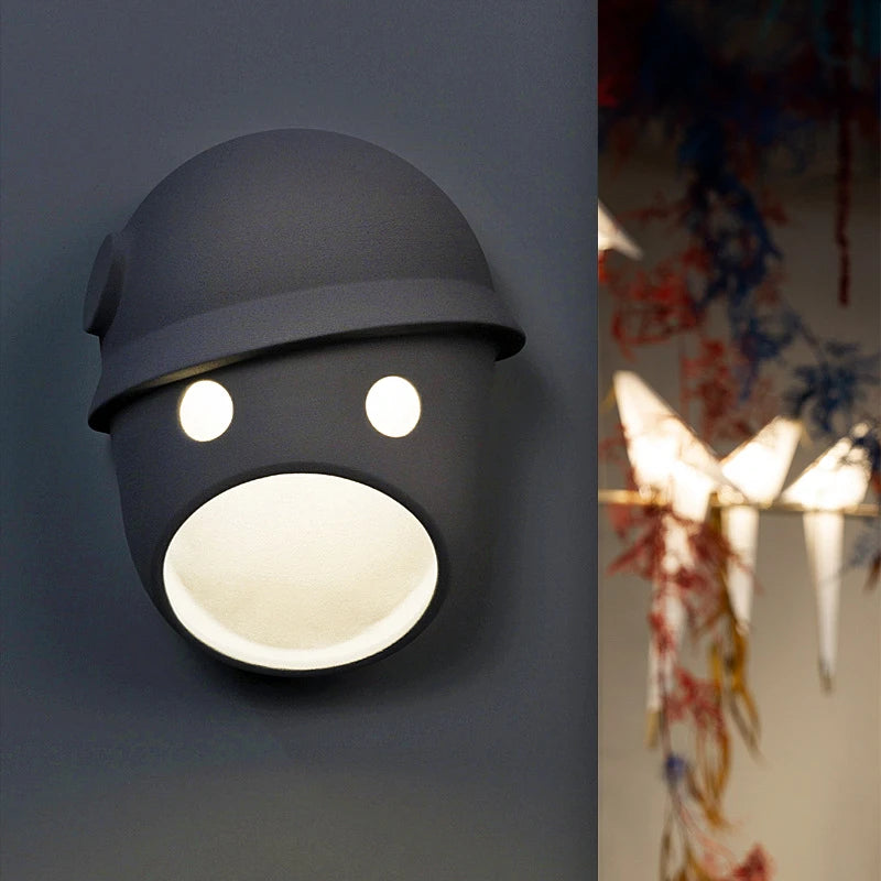 Modern creative LED decorative resin wall light
