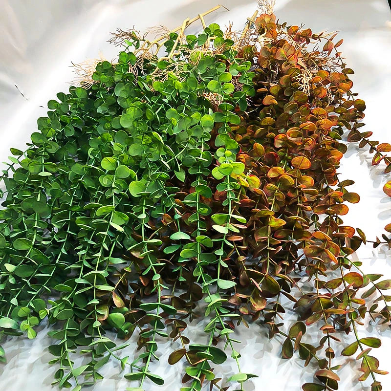 Artificial eucalyptus rattan plants for wall and outdoor decoration - vue 3 sur 8