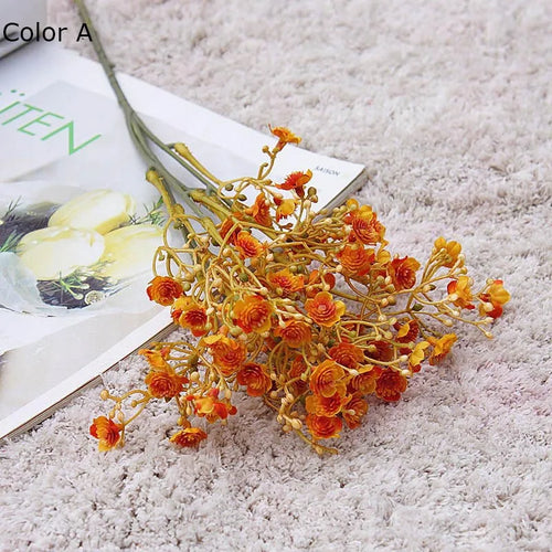 Autumn gypsophila branch for DIY wedding decoration - vue 17 sur 16