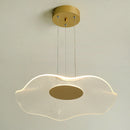 Modern simple LED lotus leaf pendant light nordic style dimmable