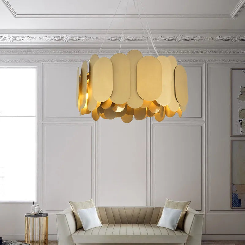 Nordic panel chandelier for modern interior decoration