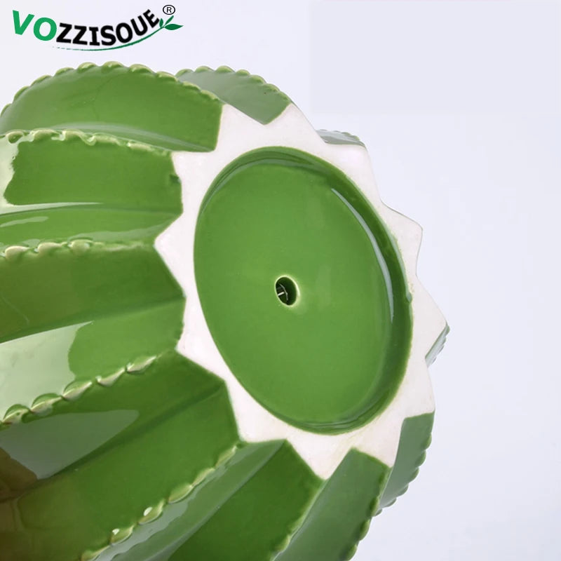 Creative ceramic pots for decorative cacti and bonsai - vue 5 sur 9