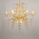 Baroque designer chandelier for elegant and modern lighting