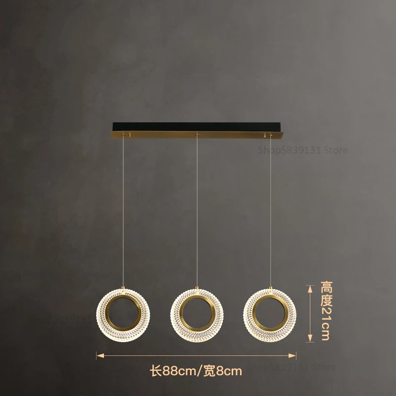 Copper LED ceiling light with high transmission PMMA shade