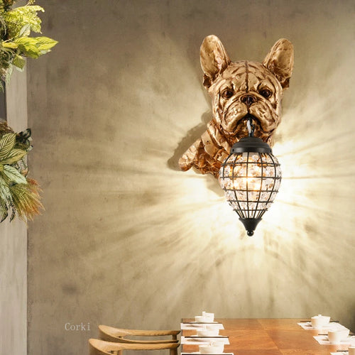 retro elephant wall light vintage decor for interior - vue 4 sur 8