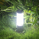 Stainless steel LED floor lamp for garden and outdoor spaces