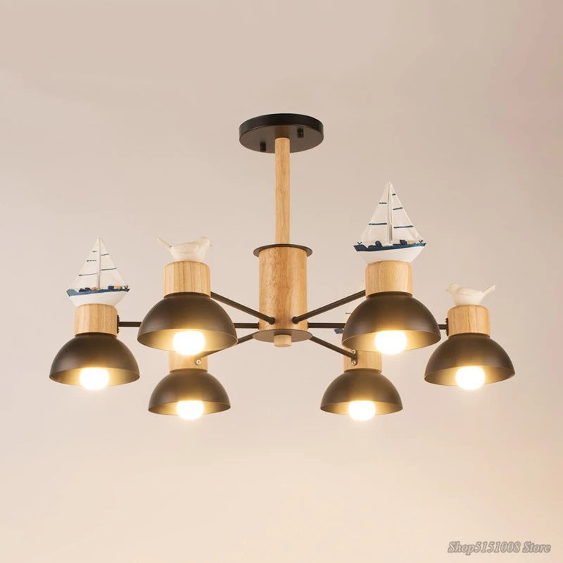 Nordic bird LED chandelier simple modern mini decorative lighting