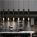 Nordic dimmable LED pendant light with decorative feature