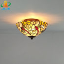 European retro glass ceiling light for chic lighting
