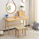 round hanging bamboo mirror with adjustable leather strap