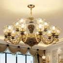 Luxury crystal chandelier for a minimalist ambience