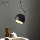 Nordic style round pendant light for interior decoration