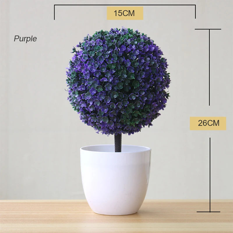 Artificial potted plant for office and garden decoration - vue 22 sur 45