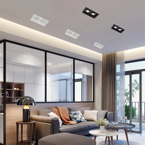 Dimmable LED recessed downlight for indoor lighting - vue 4 sur 5