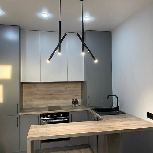 Modern LED pendant light 10W surface mounted COB adjustable ceiling lamp for living room, bar, kitchen, foyer, dining room - vue 6 sur 14