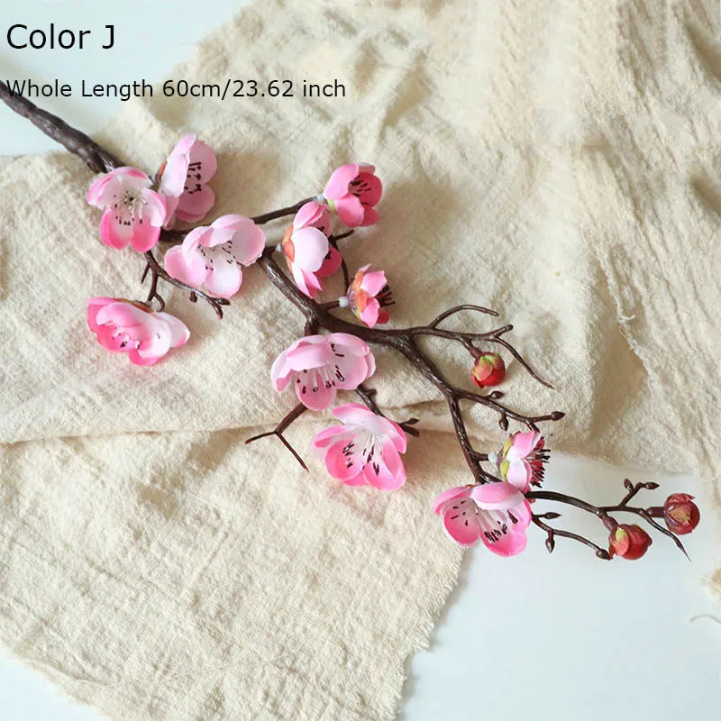 Artificial cherry blossom branch for autumn decor - vue 6 sur 17