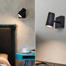 360-degree rotating LED bedside lamp for home and hotel