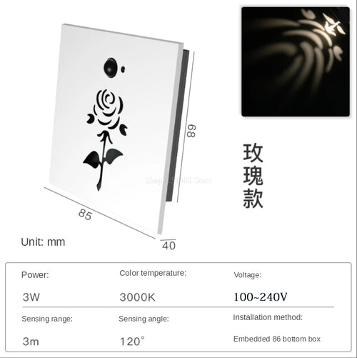 Led wall light with integrated sensor - vue 13 sur 18