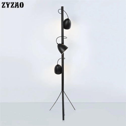 Creative nordic iron floor lamp for indoor use - vue 3 sur 7