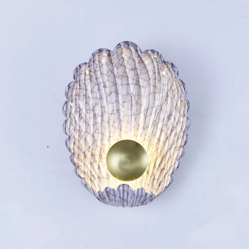 Nordic shell LED wall light for stylish home décor