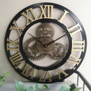 creative retro wall clock trendy decorative style