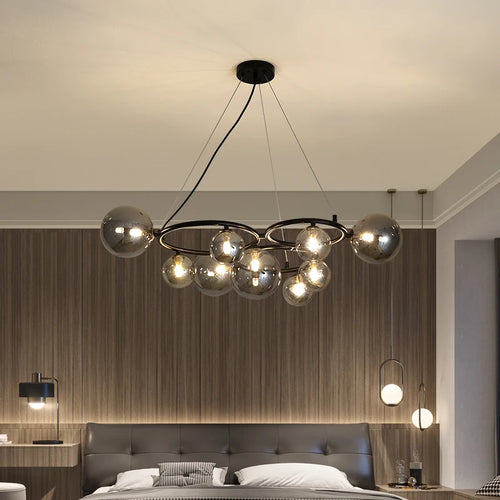 Nordic bubble chandelier for interior decor - vue 2 sur 10