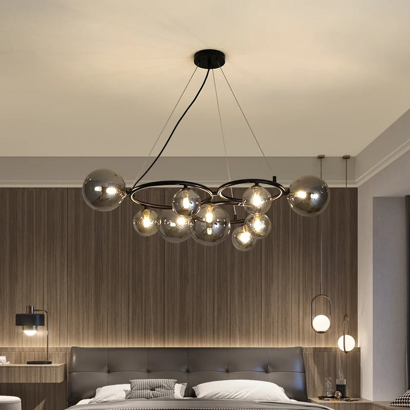 Nordic bubble chandelier for interior decor