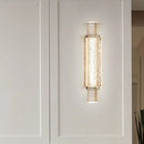 Modern designer crystal wall light for elegant interiors